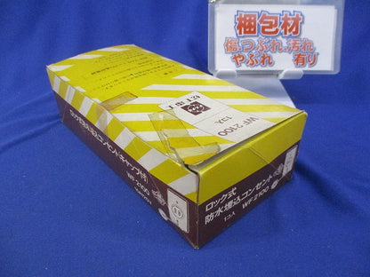 ロック式防水埋込コンセント(キャップ付)National WF2100