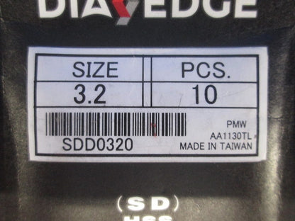 ストレートドリル 3.2ｍｍ 10個入 SDD0320-10