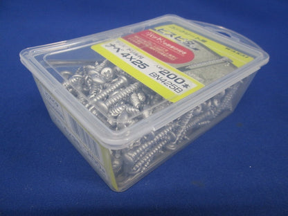ビスピタ ドリル付 ナベ 4×25 バリューパック 200本入 BN425B-200