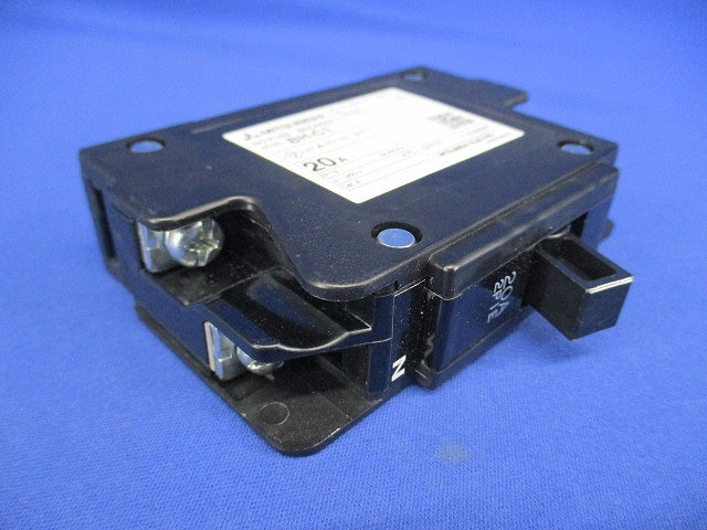 ノーヒューズ遮断器 分電盤用 2P1E AC100V 15A BH-C12P1E20A
