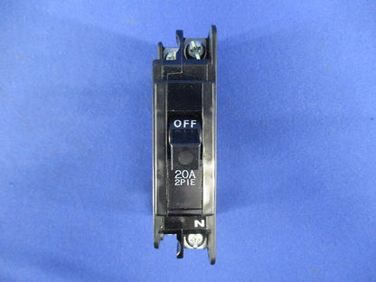 ノーヒューズ遮断器 分電盤用 2P1E AC100V 15A BH-C12P1E20A