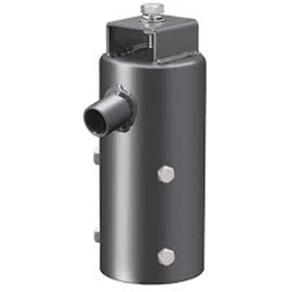 1灯用ポールトップ取付金具 ダークグレイ FA24/DG