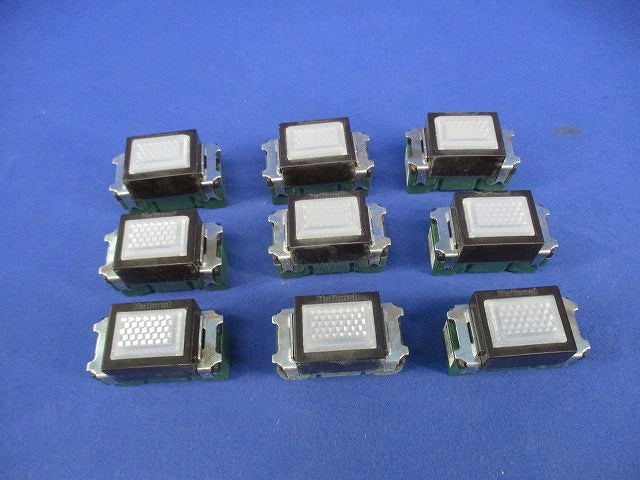 埋込パイロットランプ(9個入)(チョコ)National WN3031WA