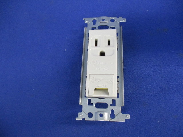 埋込アースターミナル付接地コンセント(8個入) WN1131