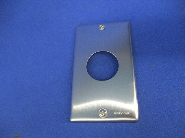 ステンレス埋込コンセントプレート(6個入)National WN9613