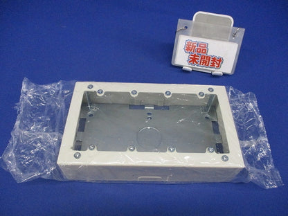 深形4コ用スイッチボックス ミルキーホワイト DZB274E