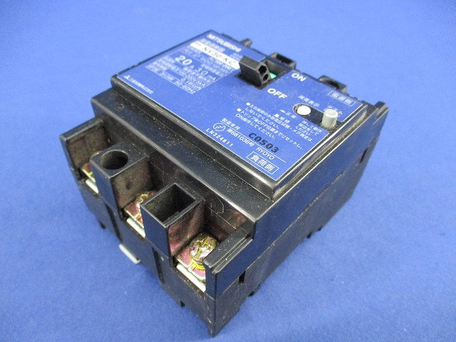 漏電遮断器3P3E20A(ジャンク品) NV30-KC