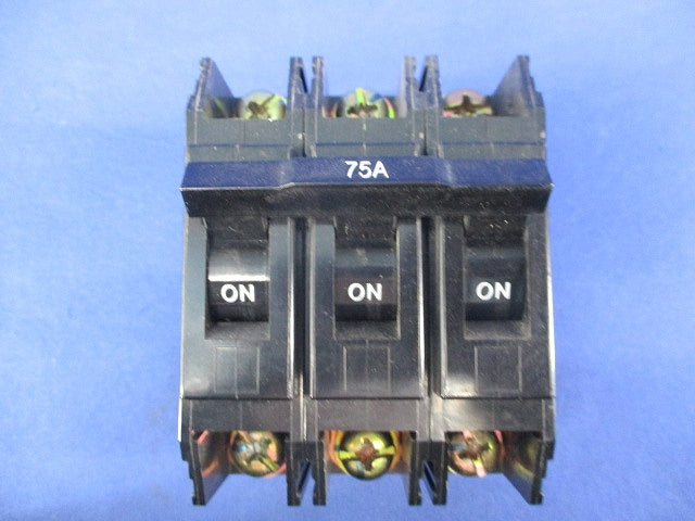 サーキットブレーカ3P75A(ジャンク品)National N-BAK100