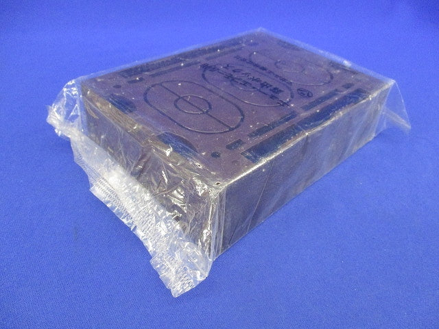 ニュー･エフモール用露出ボックス3個用浅型(チョコ) SFBA39