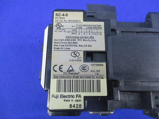 電磁接触器 SC-4-0