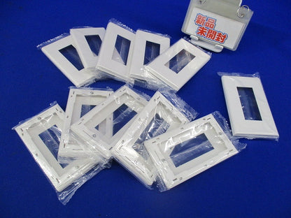 コンセントプレート8コ用(11枚入)(ホワイト)(新品未開封) WTF8008