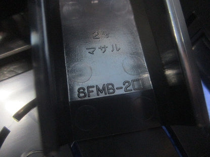 露出ボックス 1個用 浅型(2個入)(黒) SFBA1