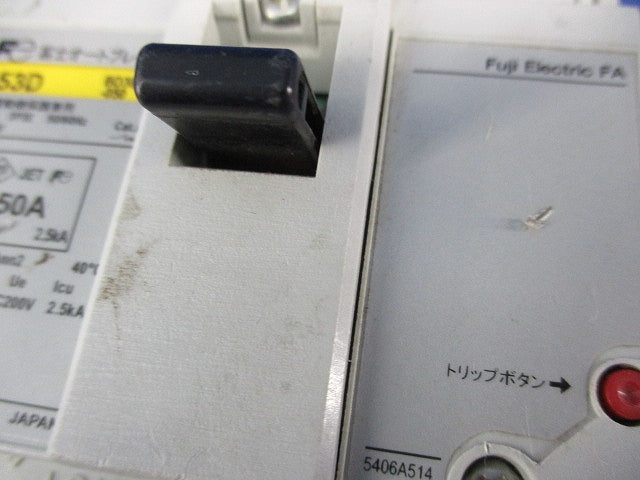 富士オートブレーカ Dシリーズ 誘導電動機保護兼用3P3E50A(ジャンク品) D53D BD3BED-050