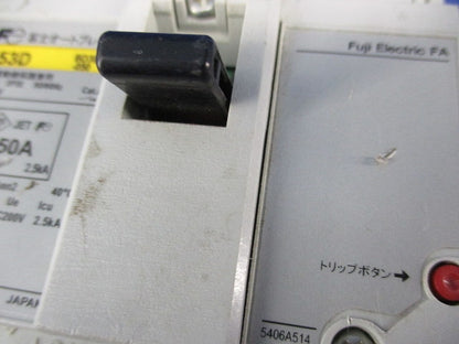 富士オートブレーカ Dシリーズ 誘導電動機保護兼用3P3E50A(ジャンク品) D53D BD3BED-050