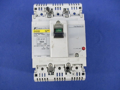 富士オートブレーカ Dシリーズ 誘導電動機保護兼用3P3E50A(ジャンク品) D53D BD3BED-050