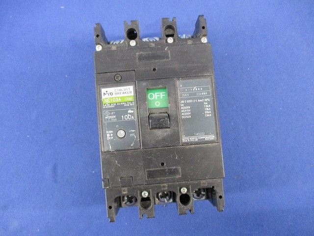 サーキットブレーカ3P3E100A(ジャンク品) NE103A