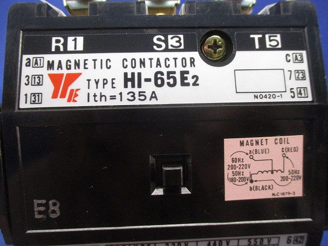 電磁開閉器(ジャンク品) H0I-65E