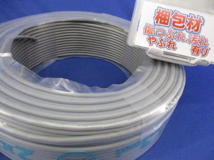 マイクコード(2×0.3mm2)100m(灰) MVVS