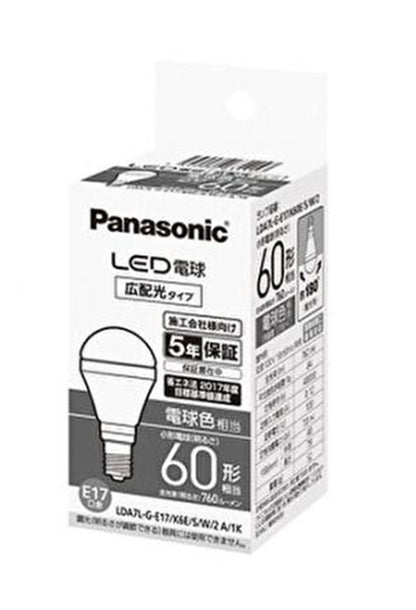 LEDクリプトン電球 2700K LDA7L-G-E17/Z6E/S/W/2A/1K