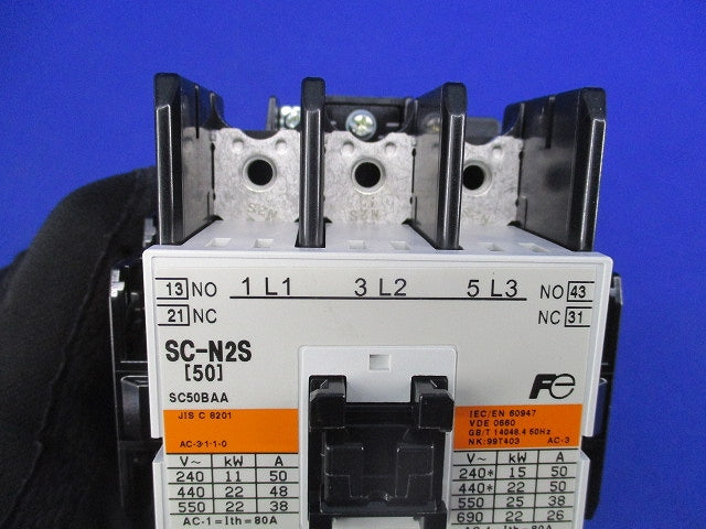 電磁接触器 100V SC-N2S
