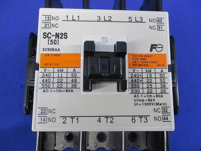 電磁接触器 100V SC-N2S