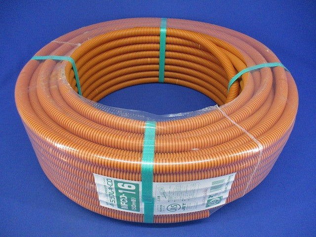ミラフレキCD φ16×50m オレンジ/ラインなし MFCD-16