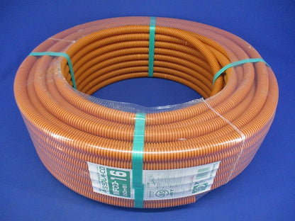 ミラフレキCD φ16×50m オレンジ/ラインなし MFCD-16