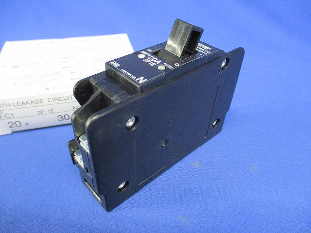 漏電遮断器 2P1E20A30mA AC100V BV-C12P1E20A30mA