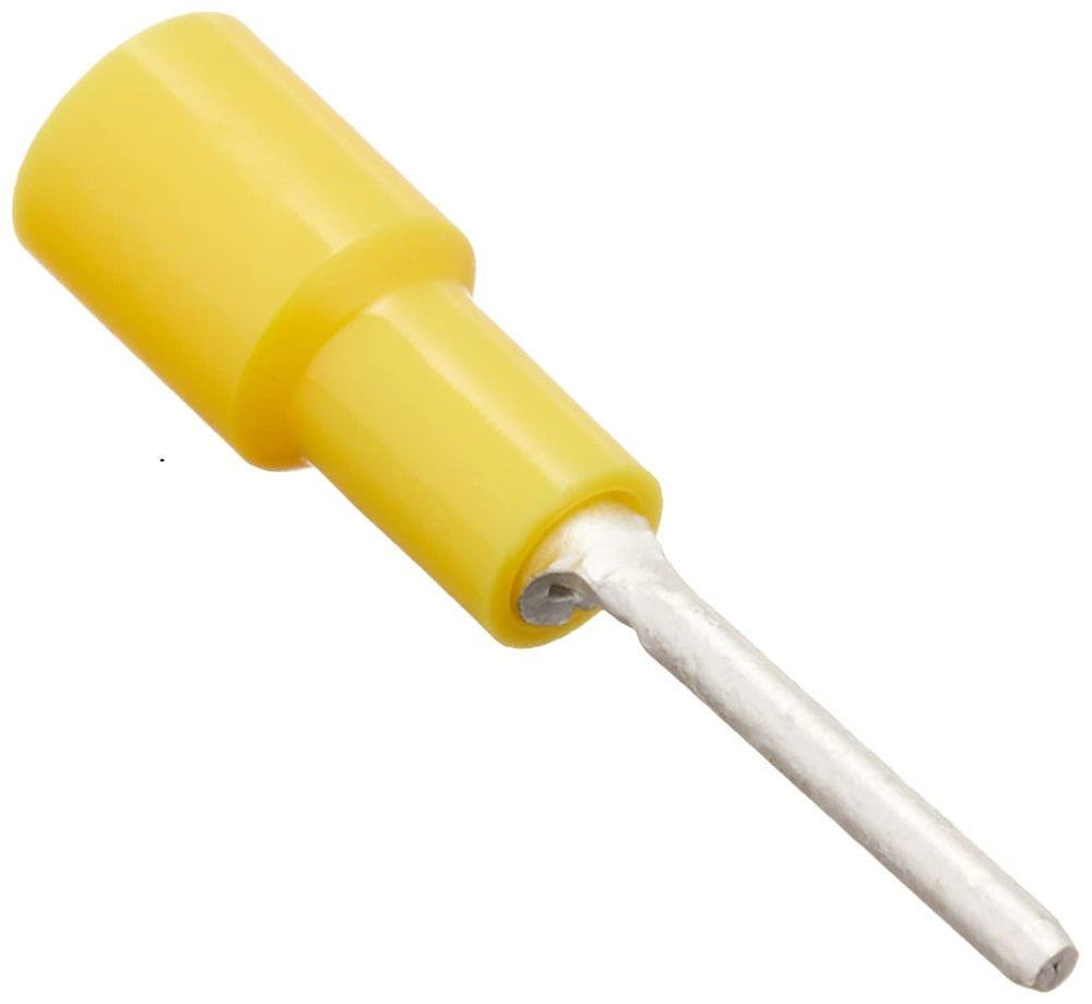 絶縁付端子 棒形 黄色 100個入 TMEVTC-0.3-9.5-100
