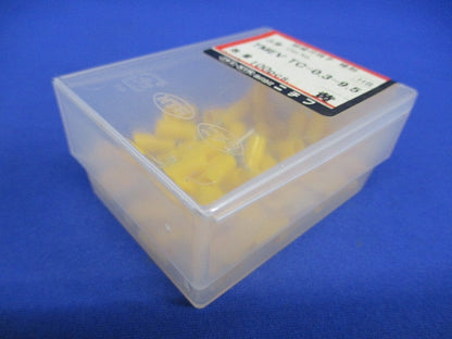 絶縁付端子 棒形 黄色 100個入 TMEVTC-0.3-9.5-100