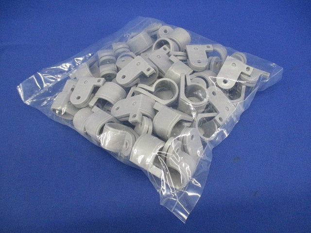 VE片サドル 適合VE管14 グレー 50個入 KVE-14-50