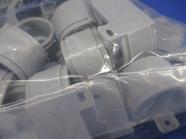 VE片サドル 適合VE管22 グレー 50個入 KVE-22-50