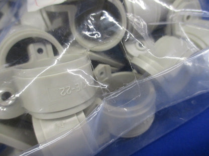 VE片サドル 適合VE管22 ベージュ 50個入 KVE-22J-50