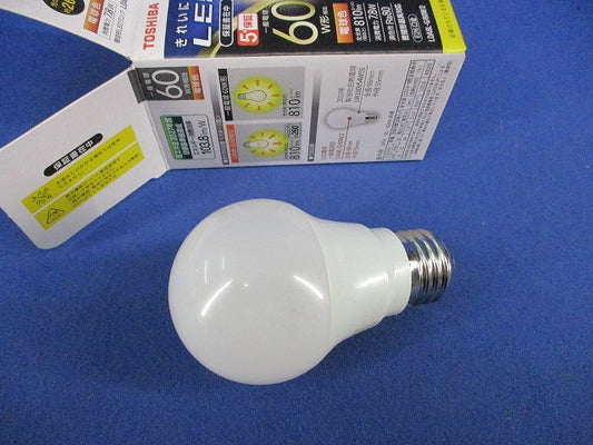LED電球 一般電球形E26 LDA8L-G/60W/2