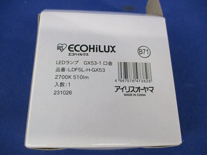 LEDユニット フラット形(電球色) LDF5L-H-GX53