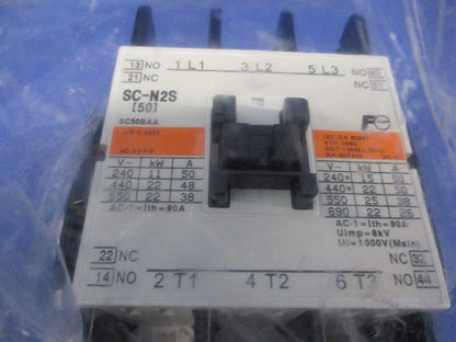 電磁接触器 100V SC-N2S
