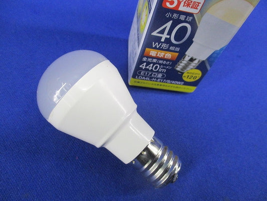 LED電球E17(電球色) LDA4L-H-E17/S/40W2