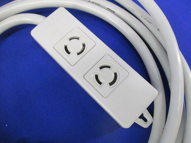 ハーネス用OAタップ 接地2P15A125V 2コ口 3m National WFA6732HG