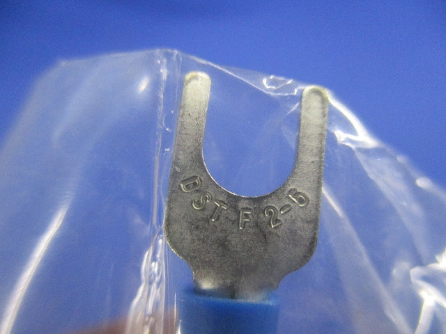 絶縁被覆付圧着端子 Y形 青 100個入 AVF2-5-100
