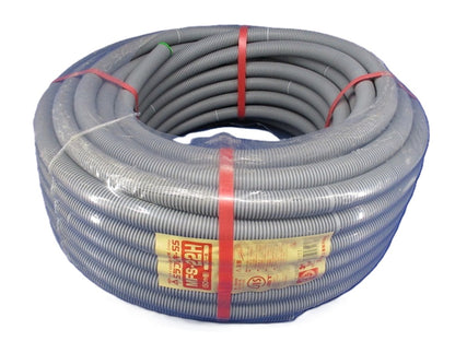 ミラフレキSS φ22×50m グレー/ラインなし MFS-22H