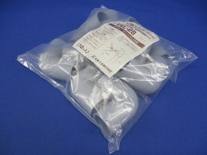 J管エルボ 排水用 グレー 10個入 VEL-28-10