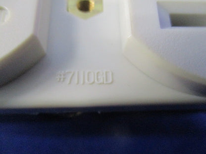 複式埋込コンセント2P15A125V(変色有) 7110GD
