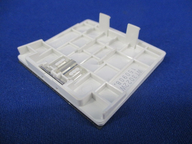 埋込ダブルスイッチハンドル(表示付・ネームなし)(7個入)(ホワイト) WT3022W
