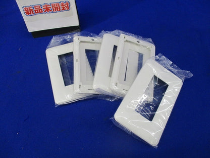 コンセントプレート1連用3口(5個入)(ピュアホワイト) WJD-3
