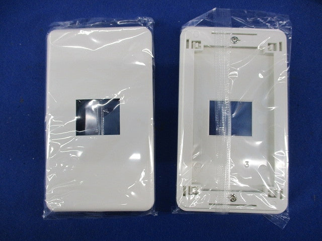 ホームエレガンスプレート 1連用 1コ用(10個入)(ピュアホワイト) HBP-1U-PW