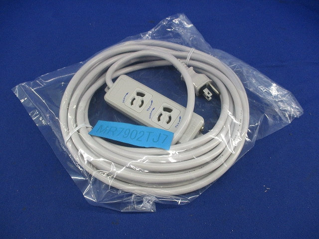 横形OA用抜け止め接地タップ2コ口 ランプ,マグネット付 VCTF7m接地プラグ付 MR7902TJ7