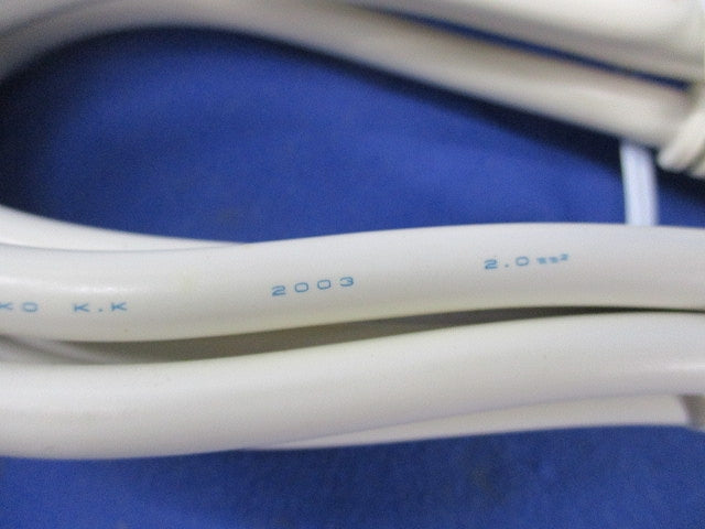OA用抜け止め接地タップ3コ口 パイロットランプ付 VCTF3m接地プラグ付(変色有) MR7437T3