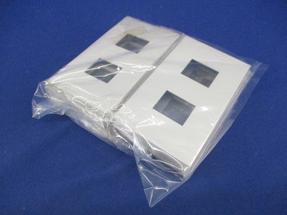 コンセントプレート1連用2口(6枚入)(ピュアホワイト) NKP-2UF