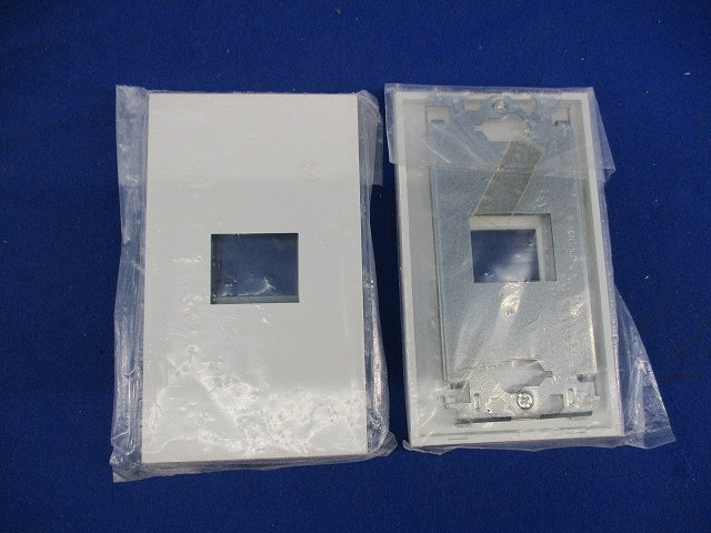 コンセントプレート1コ用(4個入)(ピュアホワイト) NKP-1UF