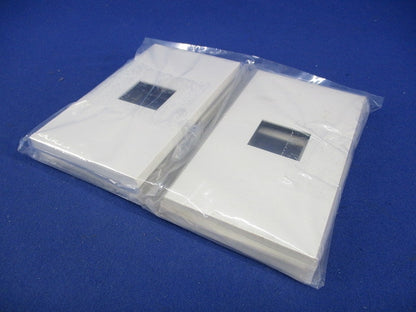 コンセントプレート1コ用(4個入)(ピュアホワイト) NKP-1UF